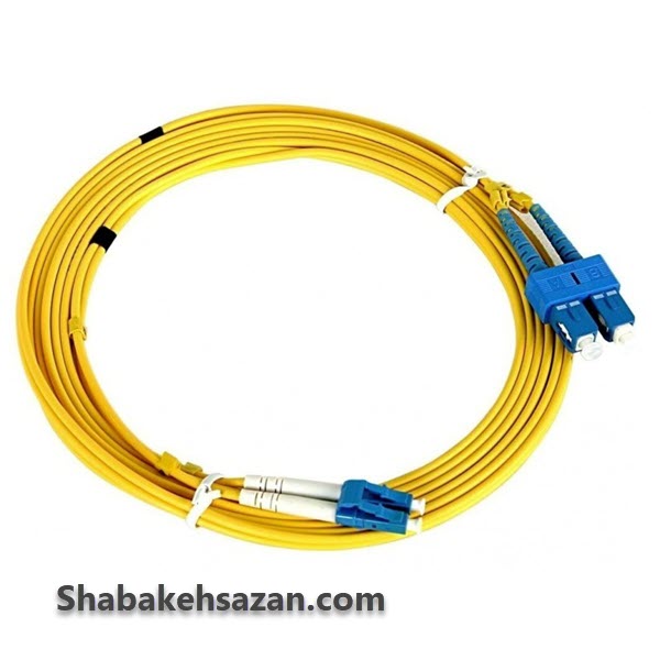 کابل فیبر نوری مدل SC/PC به طول 1.5 متر | شبکه سازان