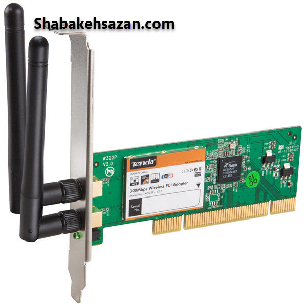 کارت شبکه USB بی‌سیم تندا دبلیو 322 پی پلاس - شبکه سازان