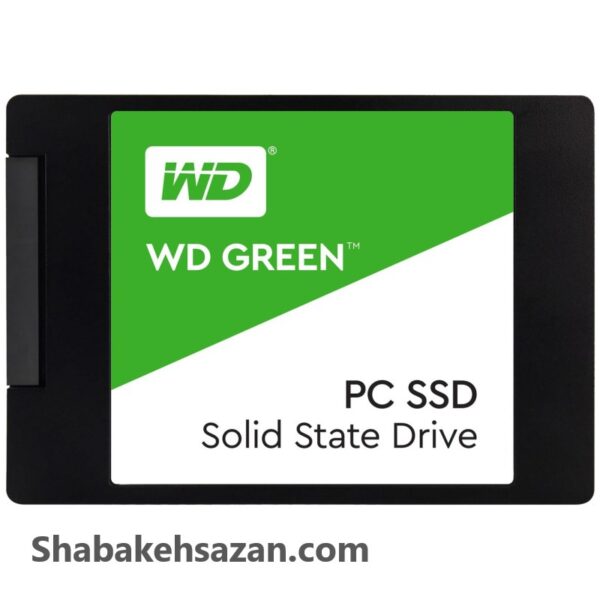 اس اس دی اینترنال وسترن دیجیتال مدل Green PC WDS120G2G0A ظرفیت 120 گیگابایت - شبکه سازان