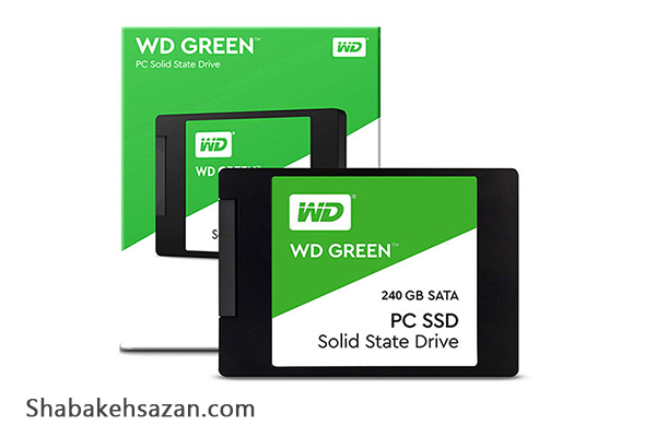اس اس دی اینترنال وسترن دیجیتال مدل Green WDS240G2G0A ظرفیت 240 گیگابایت - شبکه سازان