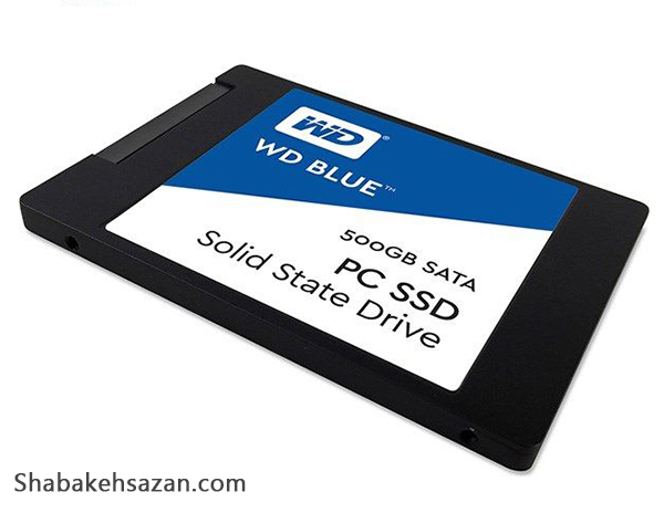 حافظه SSD وسترن دیجیتال مدل BLUE WDS500G1B0A ظرفیت 500 گیگابایت - شبکه سازان
