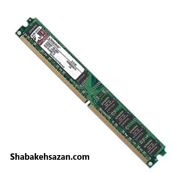 رم دسکتاپ DDR3 تک کاناله 1333 مگاهرتز cl9 کینگستون مدلkvr ظرفیت 4گیگابایت - شبکه سازان