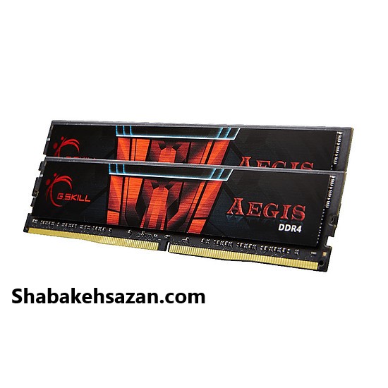 رم دسکتاپ DDR4 تک کاناله 3200 مگاهرتز جی اسکیل مدل AEGIS ظرفیت 8 گیگابایت - شبکه سازان