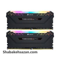 رم دسکتاپ DDR4 دو کاناله 3200 مگاهرتز CL16 کورسیر مدل VENGEANCE RGB PRO ظرفیت 16 گیگابایت - شبکه سازان