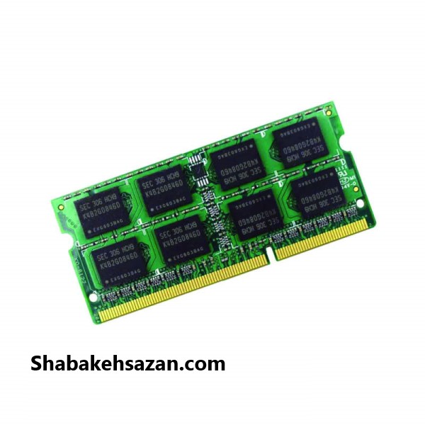 رم لپ تاپ DDR3 تک کاناله 1600 مگاهرتز CL11 سامسونگ مدل PC3L ظرفیت 8 گیگابایت - شبکه سازان