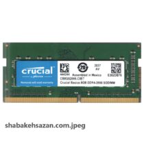 رم لپ تاپ DDR4 تک کاناله 2666 مگاهرتز CL19 کروشیال مدل 444244 ظرفیت 8 گیگابایت - شبکه سازان