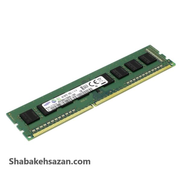 رم کامپیوتر سامسونگ مدل DDR3 1600MHz 240Pin DIMM 12800 ظرفیت 4 گیگابایت - شبکه سازان