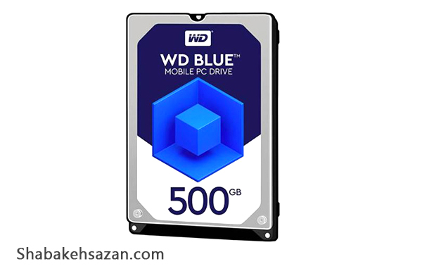 هارد دیسک اینترنال وسترن دیجیتال مدل WD BLUE WD5000AAKX ظرفیت 500 گیگابایت - شبکه سازان