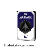 هارددیسک اینترنال وسترن دیجیتال مدل Black WD4005FZBX ظرفیت 4 ترابایت - شبکه سازان