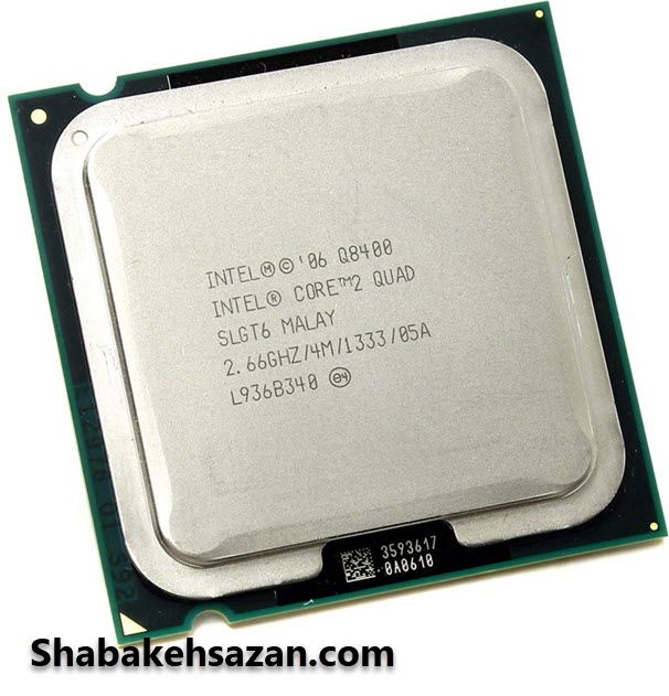 پردازنده مرکزی اینتل سری Core 2 مدل Q8400 - شبکه سازان