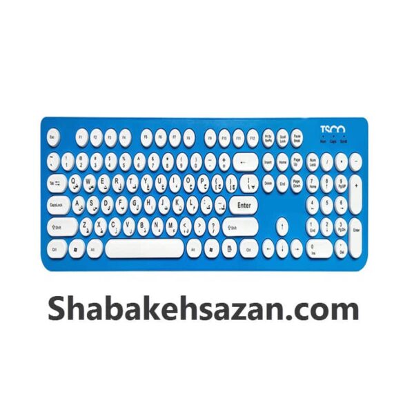 کیبورد بی سیم تسکو مدل TK 7001W - شبکه سازان