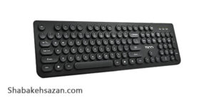 کیبورد بی سیم تسکو مدل TK 7001W - شبکه سازان