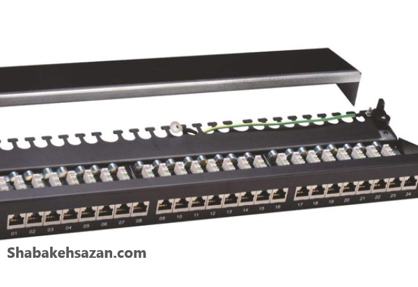 فروش عمده پچ پنل لگراند Cat6A در تهران | شبکه سازان