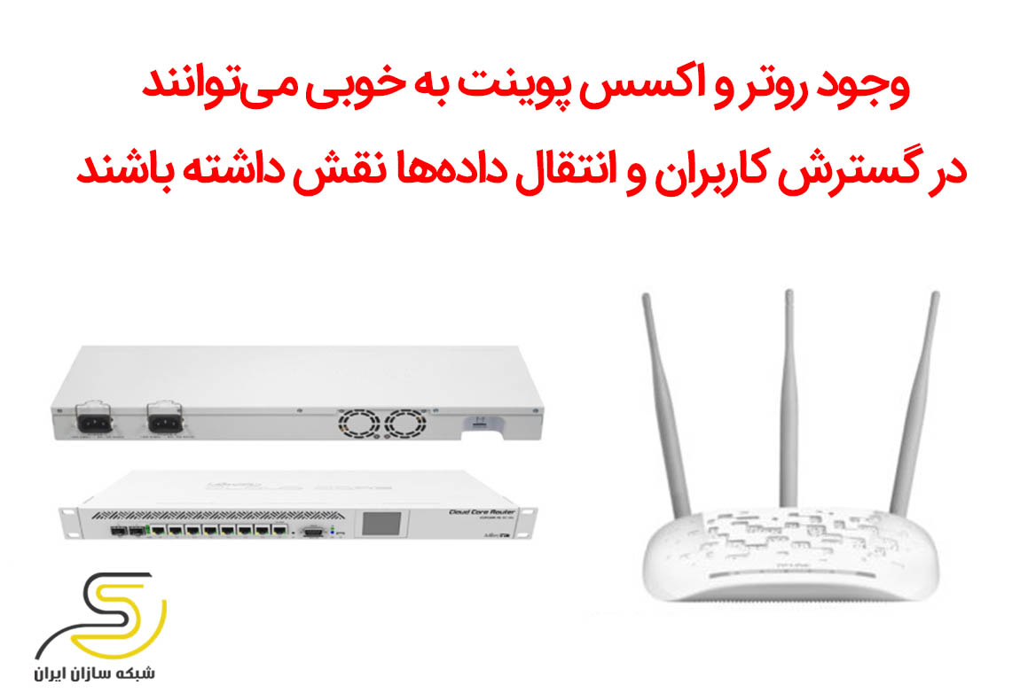 وجود روتر و اکسس پوینت