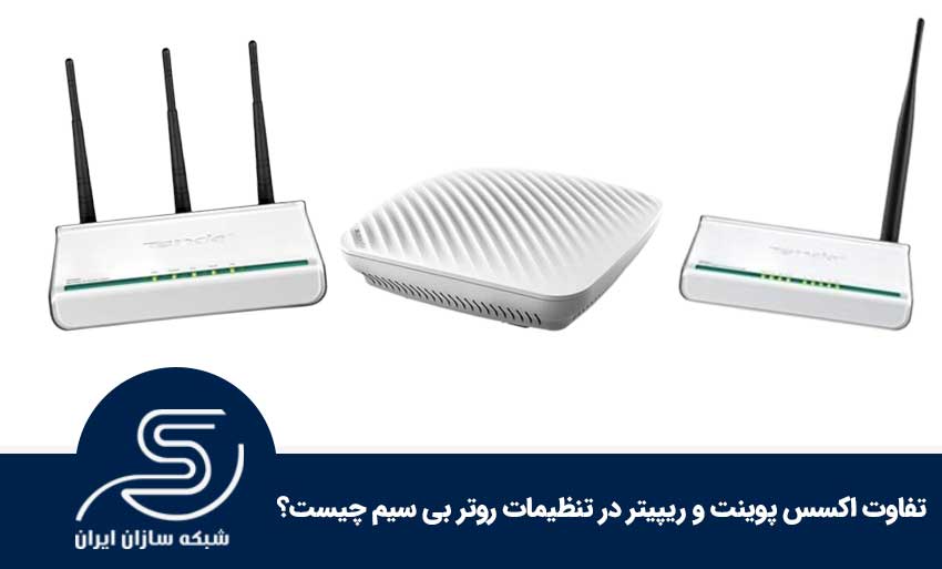 تفاوت اکسس پوینت و ریپیتر در تنظیمات روتر بی سیم چیست؟