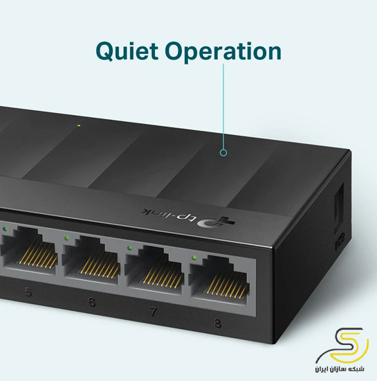 سوئیچ 8 پورت گیگابیتی و دسکتاپ تی پی-لینک مدل LS1008G