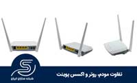 تفاوت مودم، روتر و اکسس پوینت