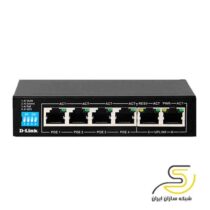 سوییچ 6 پورت POE دی-لینک مدل DES-F1006P-E