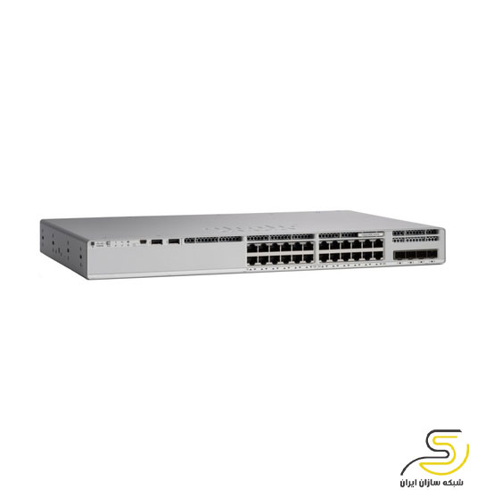 سوئیچ شبکه +PoE سیسکو 24 پورت C9200-24P-A