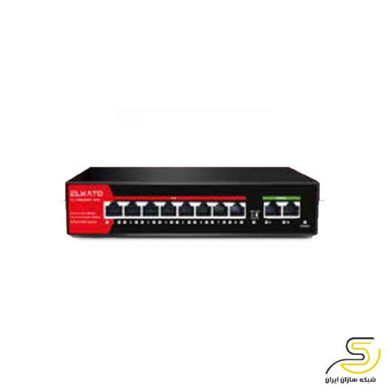 سوئیچ شبکه 8 پورت الکاتو مدل EL-1SB0820BP-120W