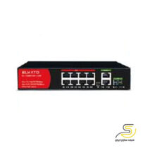 سوئیچ شبکه 8 پورت الکاتو مدل EL-1SB0821GP-120W