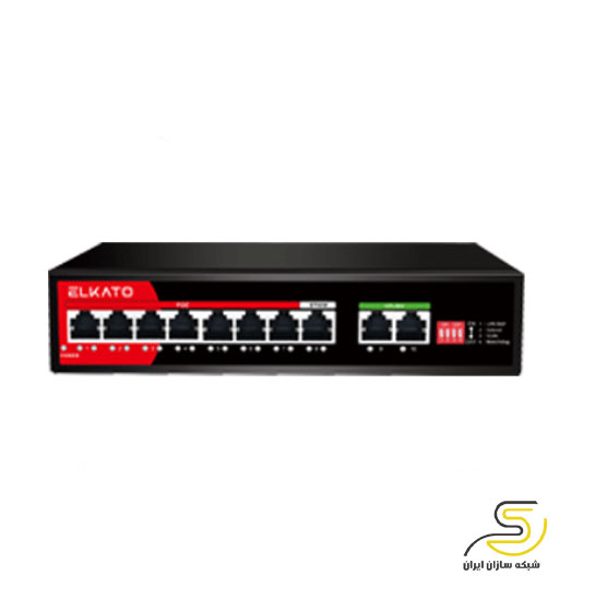 سوئیچ شبکه 8 پورت PoE الکاتو مدل EL-1SG0820GP-120W (V2)