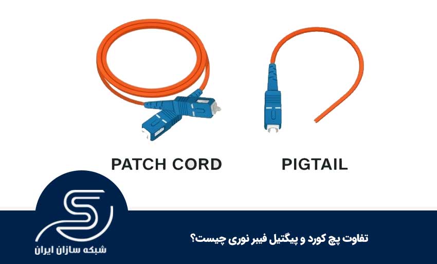 تفاوت پچ کورد و پیگتیل فیبر نوری چیست؟