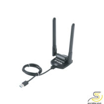 کارت شبکه USB Wi-Fi 6 با قدرت تقویت بالا AX1800 (به همراه کابل افزایش USB)