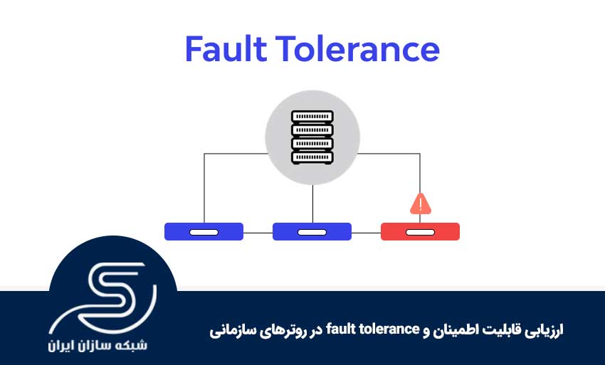 ارزیابی قابلیت اطمینان و fault tolerance در روترهای سازمانی